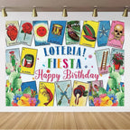 Mexican Carnival Party Banner — Fiesta Photo Backdrop