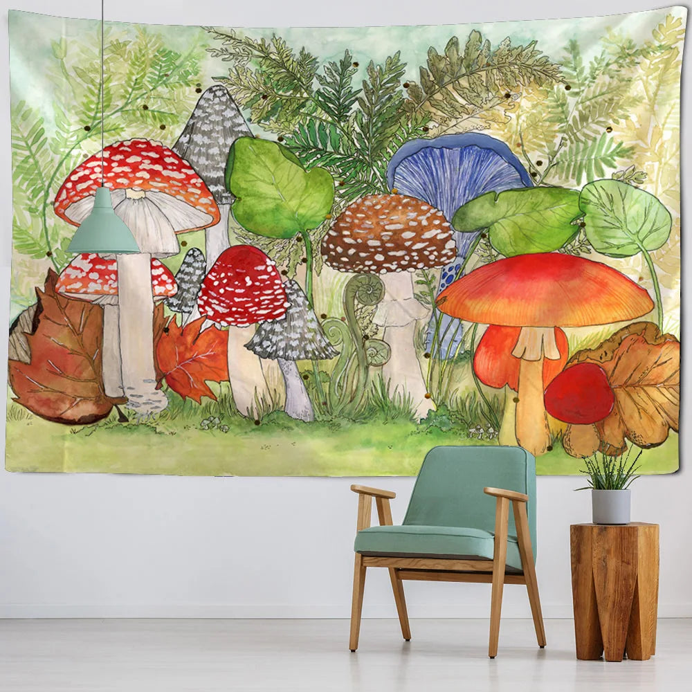 Tropical Jungle Bird Tapestry — Wall Hanging & Beach Mat