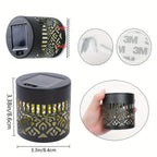 Solar Datura Lantern Wall Light — Outdoor Garden & Patio Lamp