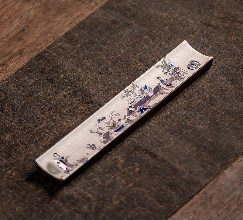 Zen Ceramic Incense Insert Enamel Handmade Thread Incense Burner  Home/study/office/tea Room/Yoga Room Aromatherapy Supplies
