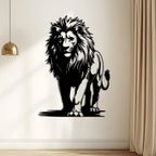 Lion Family Metal Wall Art — African Heritage Décor