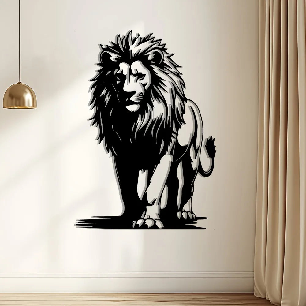 Lion Family Metal Wall Art — African Heritage Décor