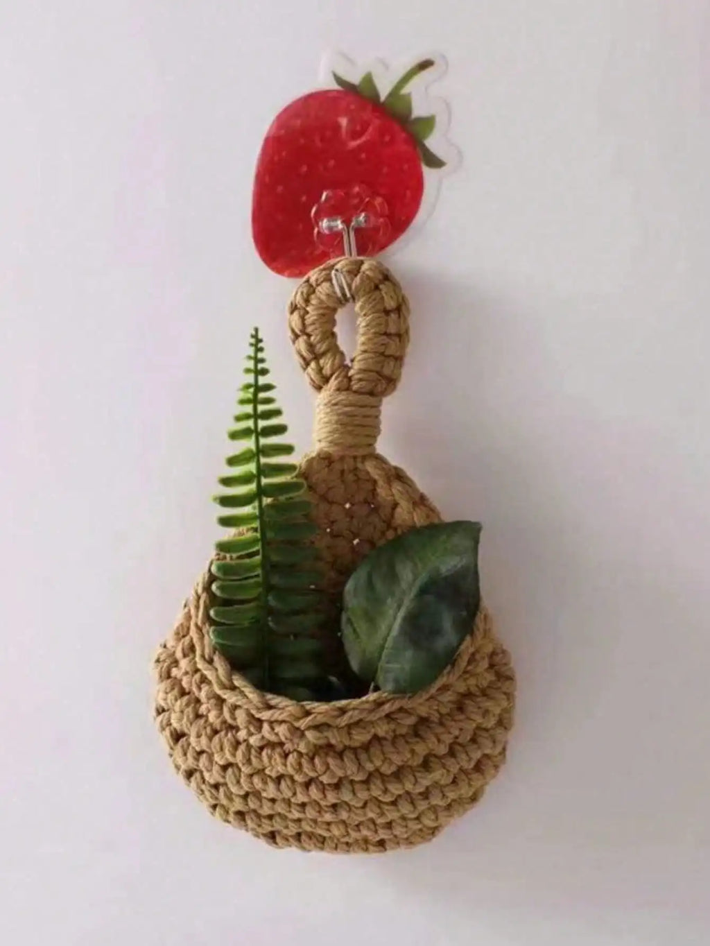 Woven Basket Wall Planter — Filipino-Inspired Hanging Décor