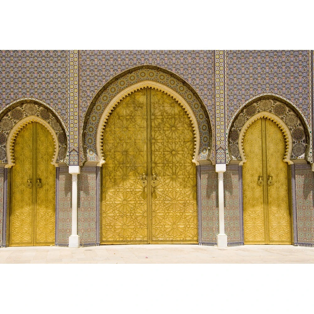 Moroccan Palace Arch Wall Backdrop — Moroccan Architecture Wall Hanging