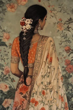 Mughal Woman Portrait — Vintage Indian Canvas Wall Art
