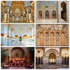 Moroccan Palace Arch Wall Backdrop — Moroccan Architecture Wall Hanging