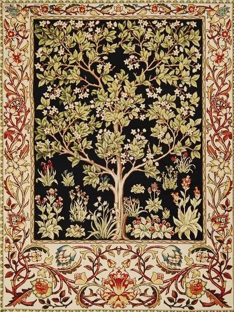 Tree Of Life Art William Morris Landscape Canvas Wall Art Vintage Nature Scenery Prints Modern Home Living Room Decoration
