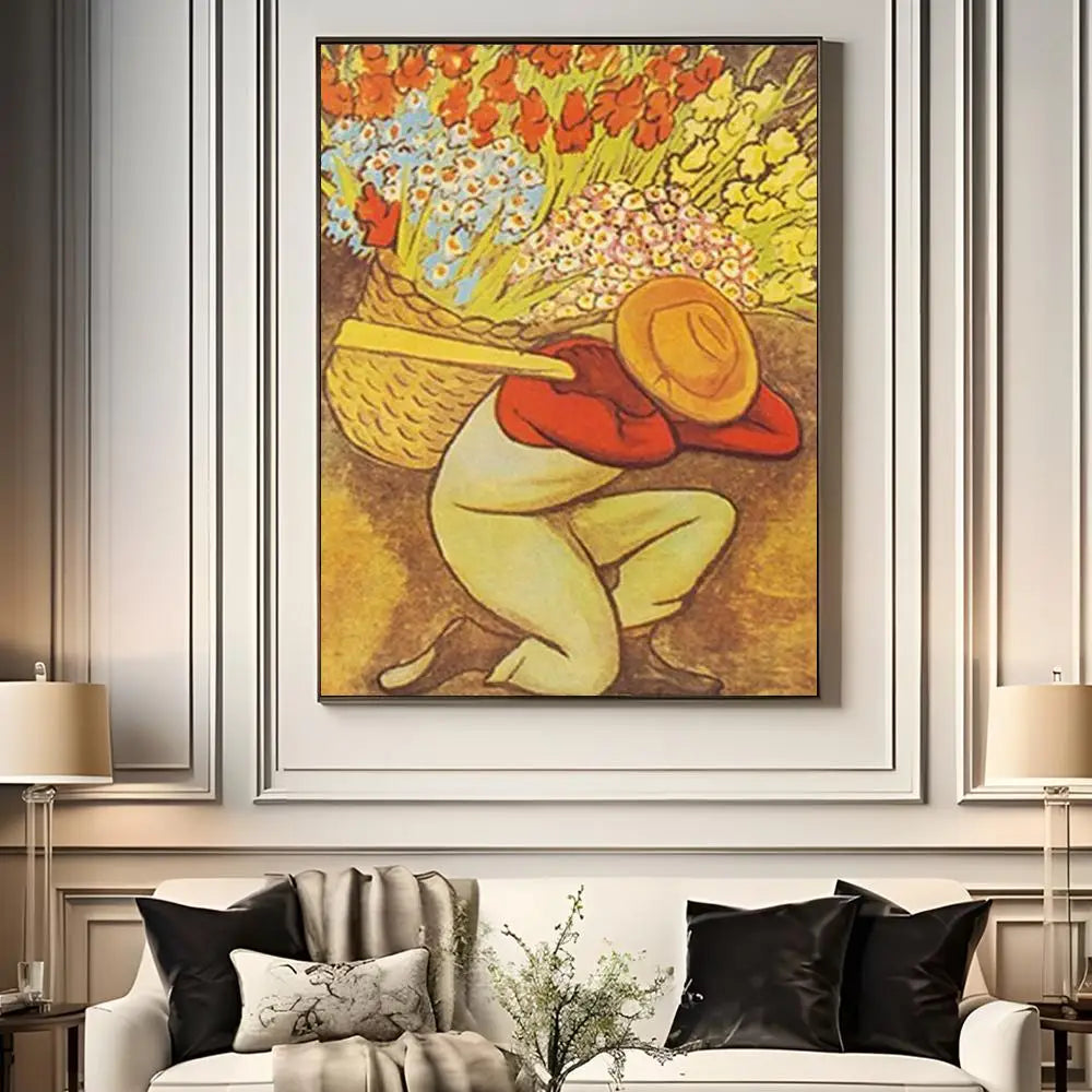 Diego Rivera Inspired Paint-by-Numbers Canvas Kit
