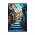 Morocco Travel Canvas Print — Chefchaouen Blue City & Moroccan Landscapes