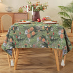 Moroccan Floral Tablecloth — Vintage Pattern Rectangular Table Cover