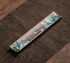 Zen Ceramic Incense Burner — Handmade Enamel Aromatherapy Holder