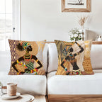 African Tribal Elephant Cushion Cover