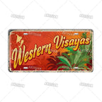 Philippines City Landmark Metal Sign — Decorative Wall Plate
