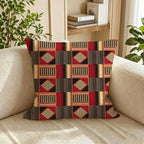 Design 8 kente pattern cushion cover