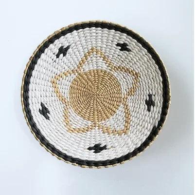 Boho Woven Wall Basket — Natural Fiber Wall Décor, 33 Designs
