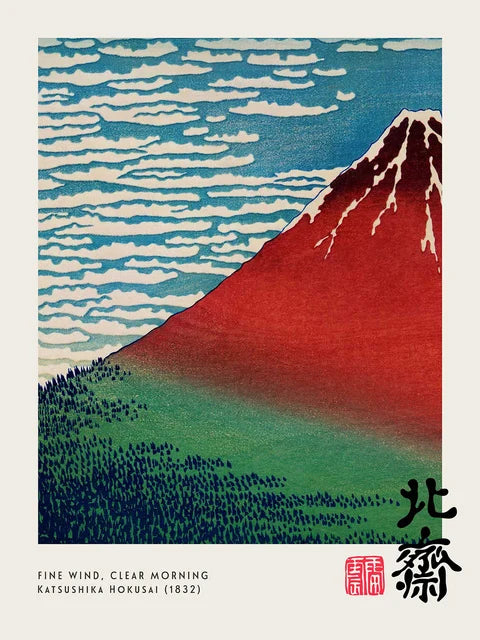 Katsushika Hokusai Canvas Prints — The Great Wave, Mount Fuji & Waterfall Series Wall Art