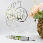 Ramadan & Eid Acrylic Tabletop Ornament – Islamic Home Décor Stand