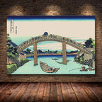 Katsushika Hokusai Thirty-Six Views of Mount Fuji Canvas Wall Art Prints