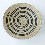 Boho Woven Wall Basket — Natural Fiber Wall Décor, 33 Designs