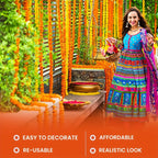 Artificial Marigold Garland — Indian Pooja & Wedding Décor