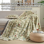 Moroccan Floral Tablecloth — Vintage Pattern Rectangular Table Cover