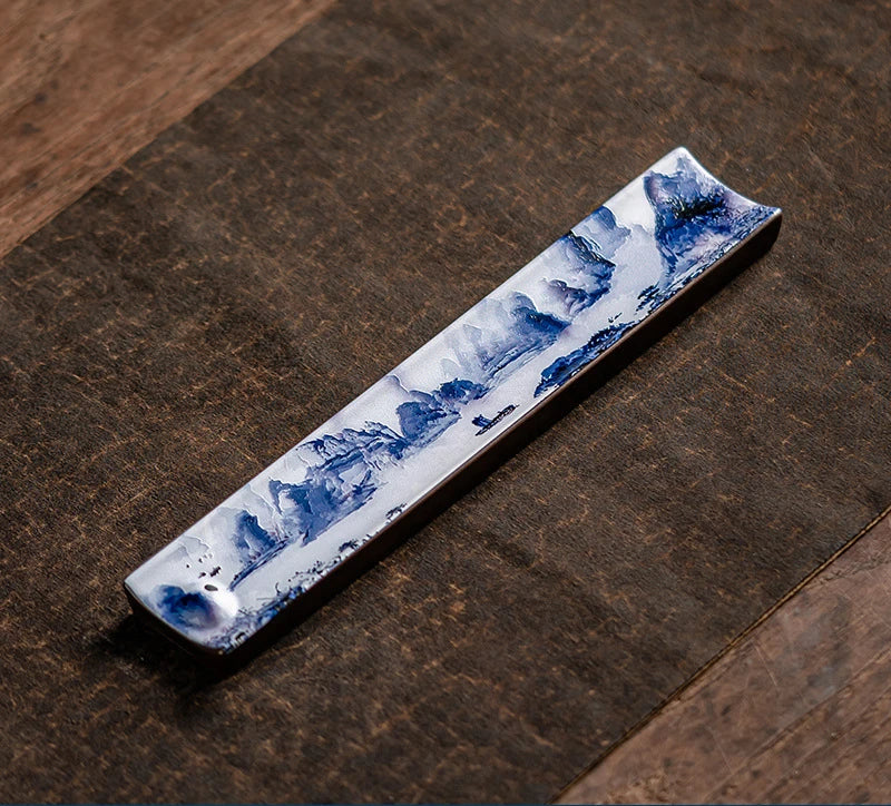 Zen Ceramic Incense Insert Enamel Handmade Thread Incense Burner  Home/study/office/tea Room/Yoga Room Aromatherapy Supplies