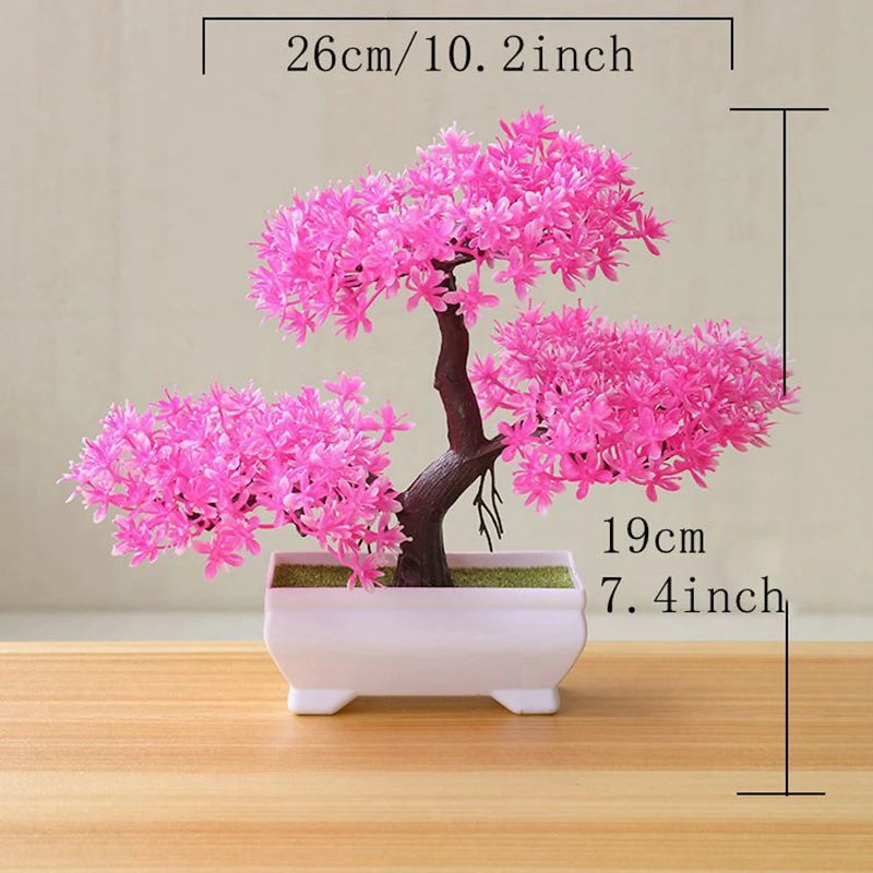 Artificial Bonsai Tree — Decorative Potted Plant for Home & Garden