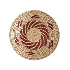 Boho Woven Wall Basket — Handcrafted Rattan Wall Décor