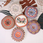 Vintage Ethnic Round Floor Cushion — Bohemian Tatami Seat Mat