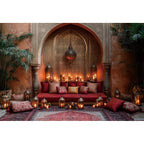 Moroccan Palace Arch Wall Backdrop — Moroccan Architecture Wall Hanging