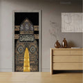 Moroccan Arch Door Mural — Islamic Geometric Wall Sticker