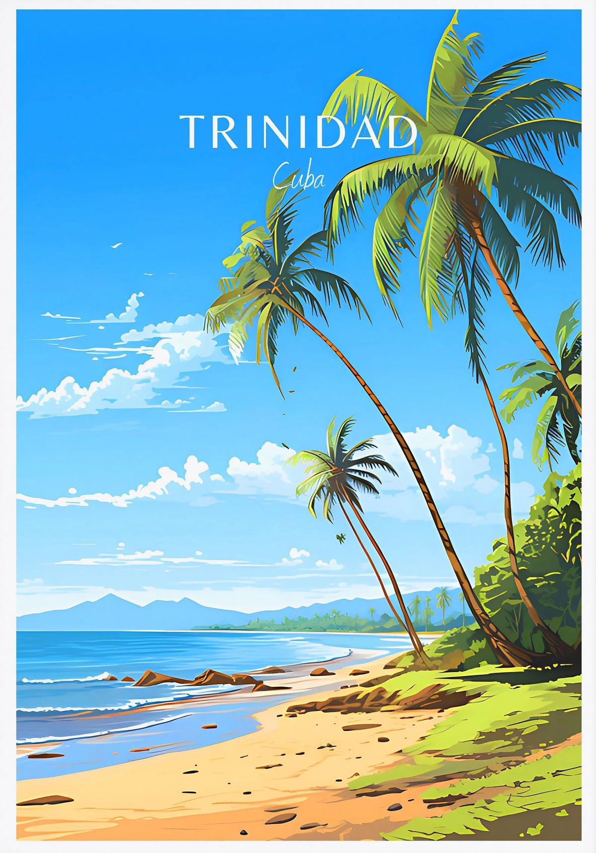 Peru, Cuba & Caribbean Travel Poster Canvas Print — Latin Heritage Wall Art