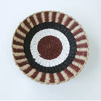 Boho Woven Wall Basket — Natural Fiber Wall Décor, 33 Designs