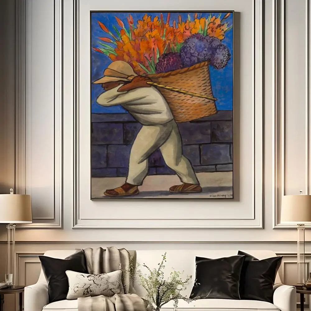Diego Rivera Inspired Paint-by-Numbers Canvas Kit