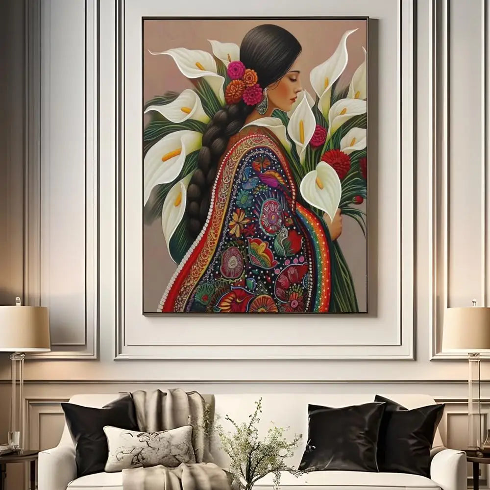 Diego Rivera Inspired Paint-by-Numbers Canvas Kit