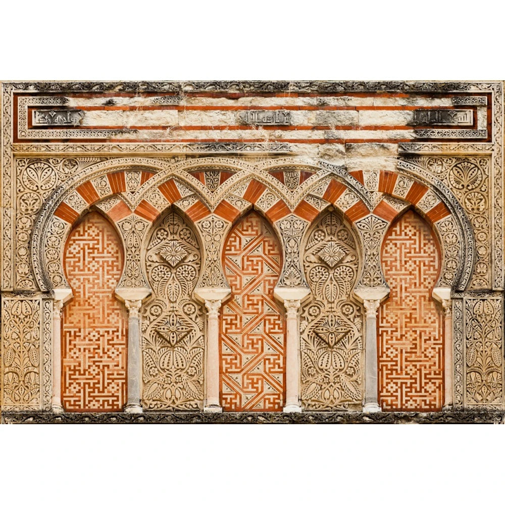 Moroccan Palace Arch Wall Backdrop — Moroccan Architecture Wall Hanging
