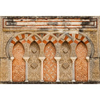 Moroccan Palace Arch Wall Backdrop — Moroccan Architecture Wall Hanging