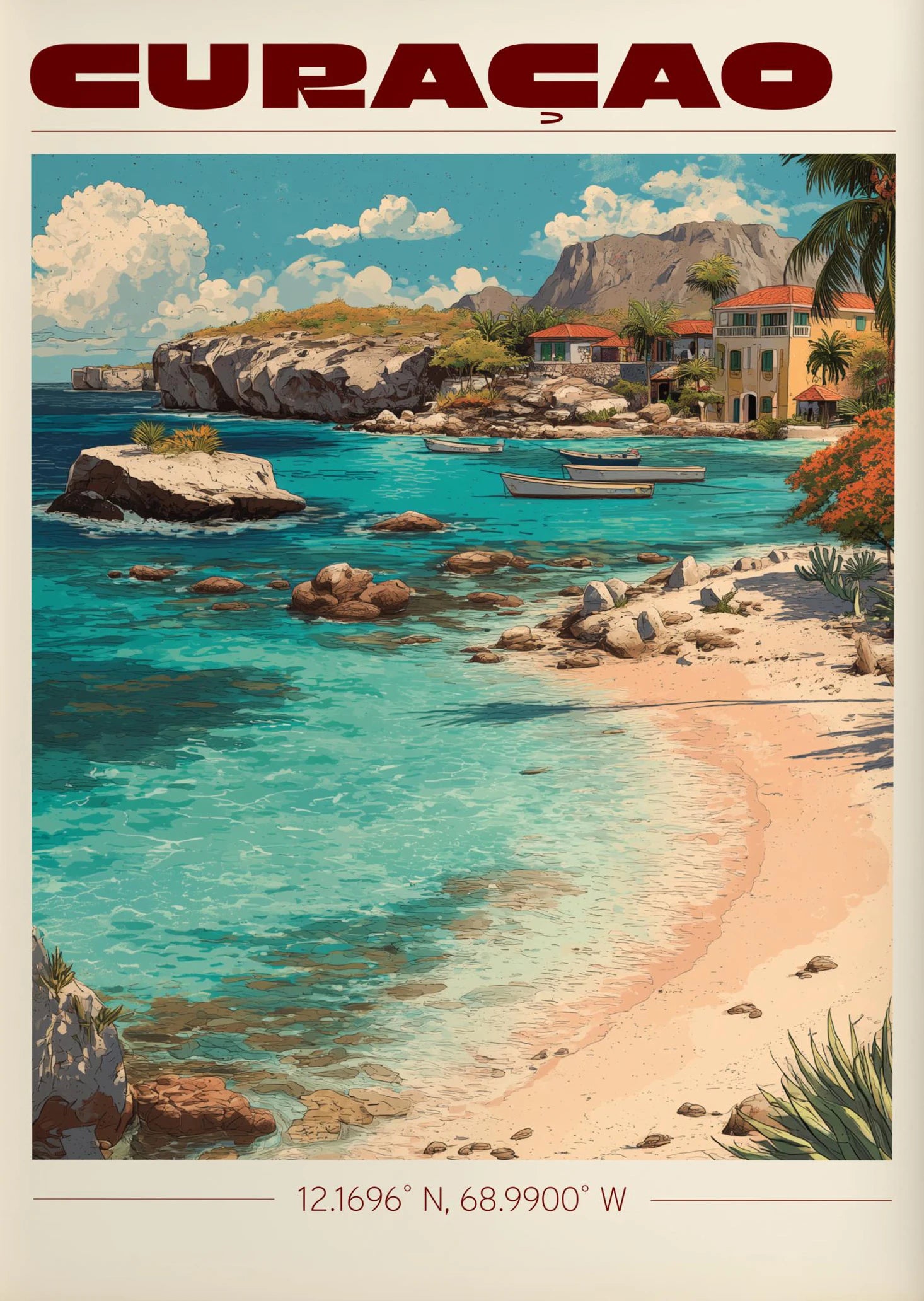 Vintage Havana, Cuba Travel Poster Canvas Print — Latin Heritage Wall Art