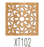 Japanese Wooden Room Divider — Hollow Screen Partition Panels