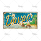 Philippines City Landmark Metal Sign — Decorative Wall Plate