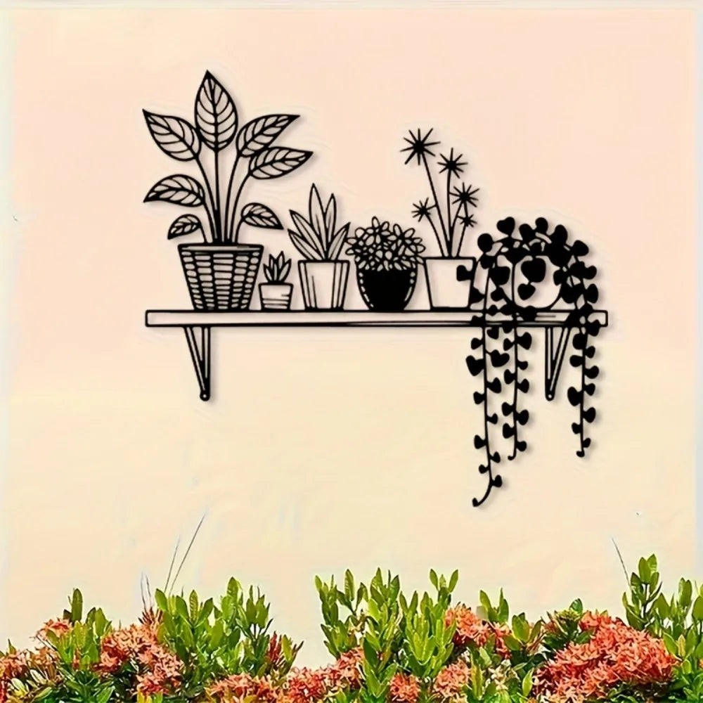 Metal Flower Wall Art — Weatherproof Aluminum Wall Décor
