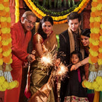 Artificial Marigold Garland — Indian Pooja & Wedding Décor
