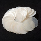 Natural Capiz Shell Slices – DIY Craft Supply for Wind Chimes & Pendant Lighting