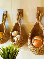 Woven Basket Wall Planter — Filipino-Inspired Hanging Décor