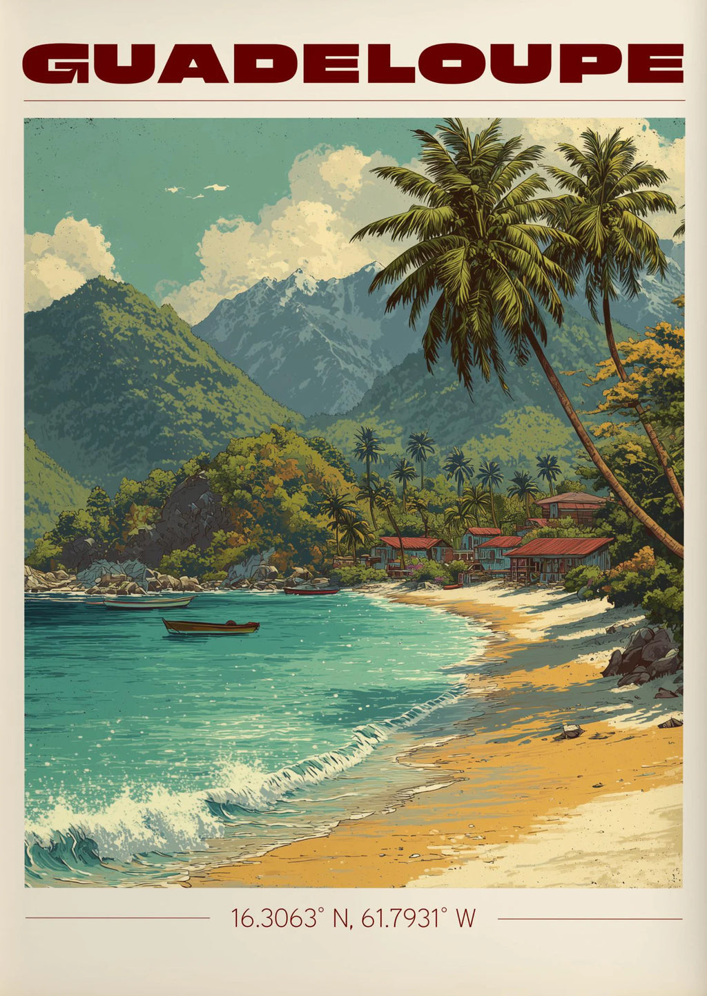 Vintage Havana, Cuba Travel Poster Canvas Print — Latin Heritage Wall Art