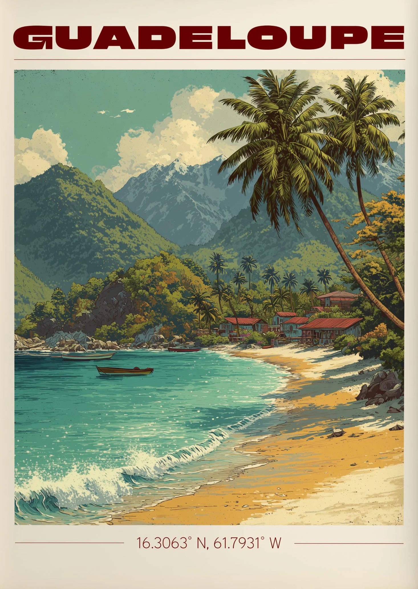 Vintage Havana, Cuba Travel Poster Canvas Print — Latin Heritage Wall Art