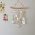 Natural Capiz Shell Slices – DIY Craft Supply for Wind Chimes & Pendant Lighting