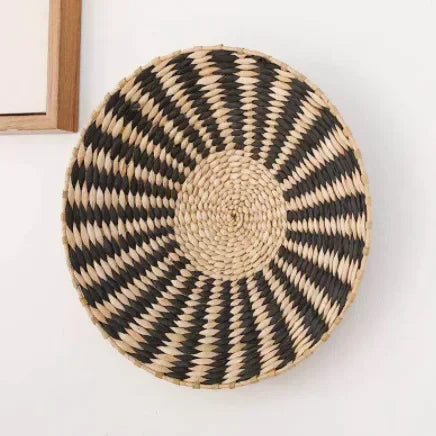 Boho Woven Wall Basket — Natural Fiber Wall Décor, 33 Designs