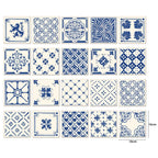 Waterproof Mosaic Tile Stickers — 20-Piece PVC Kitchen & Bath Decals