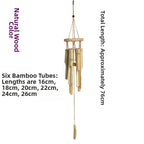 Bamboo Tube Wind Chime — Filipino-Inspired Hand-Carved Garden Décor